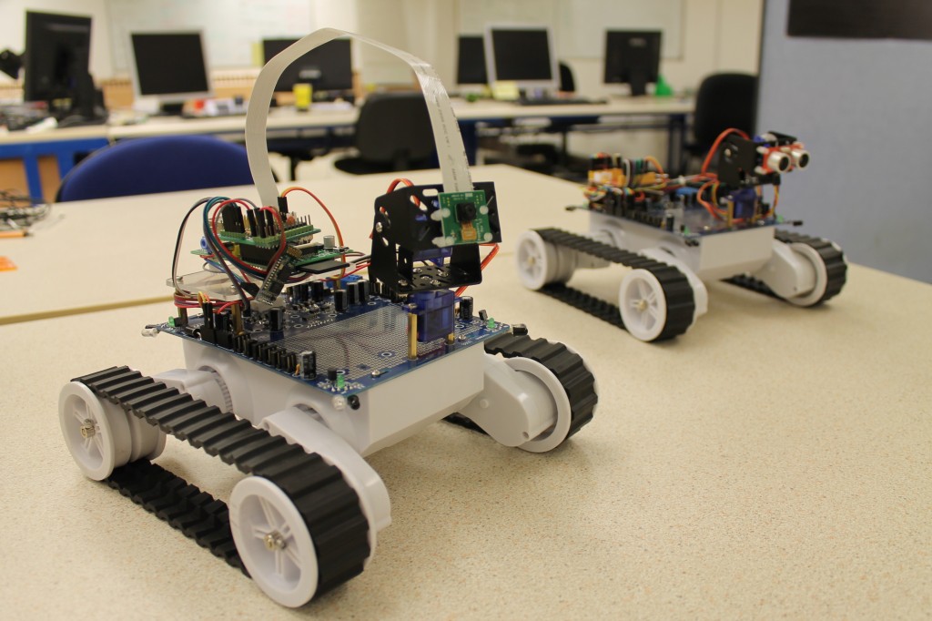 Our expanding collection of Rover 5 robots
